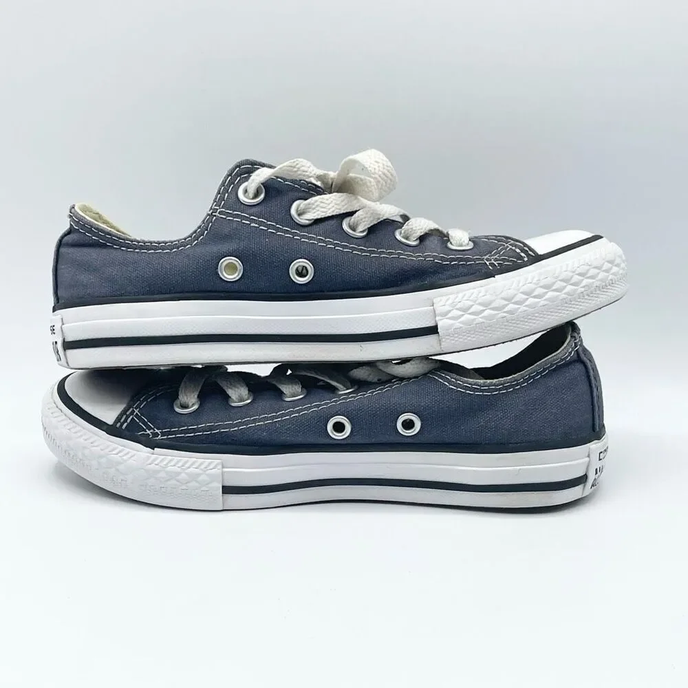 Converse All Star denim blue lace up sneakers - Kids US 13